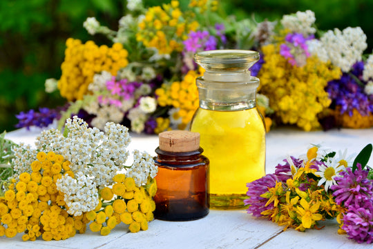 12 aceites naturales y extractos florales